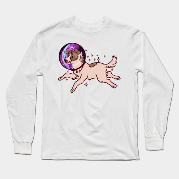 Laika Long Sleeve T-Shirt by Queer Deer Creations